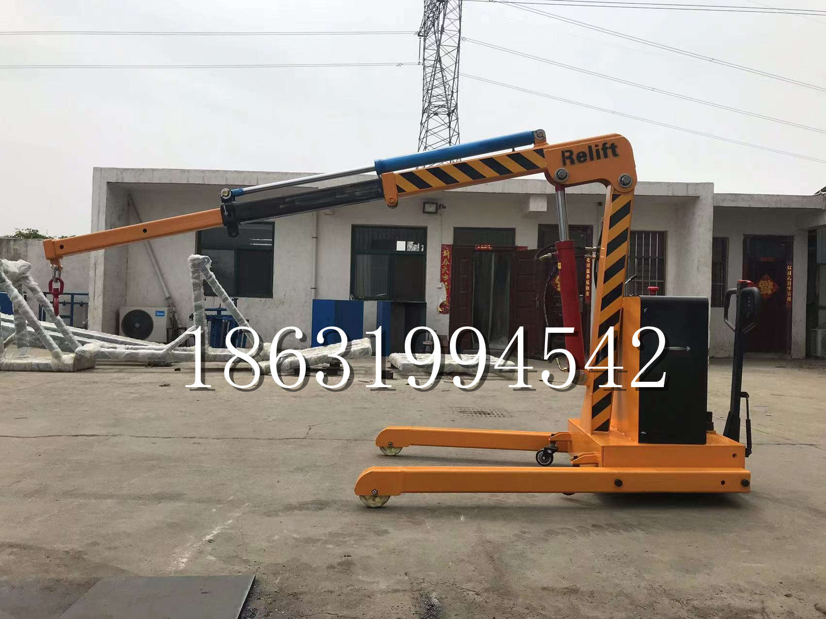 文圣区久征定做3吨三轮随车吊 农用园林绿化移树吊 平板工程用小吊机