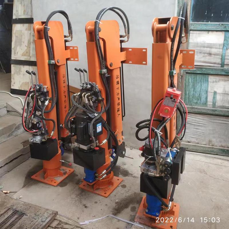 文圣区重汽蓝牌随车吊 3.2吨 国六动力强 液压驱动 农用自卸起重机